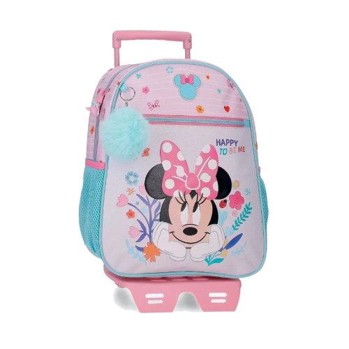 Zaino Trolley Linea Asilo 33 Cm Minnie Mouse Happy To Be Me