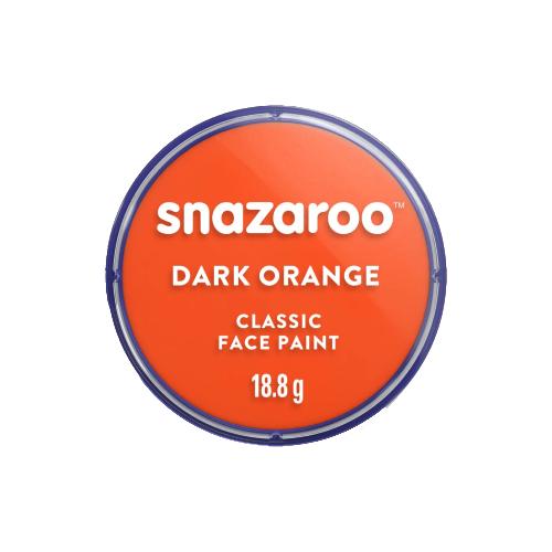 Colore per truccare il viso in cialda acquarellabile 18 ml arancione scuro | Fard singolo