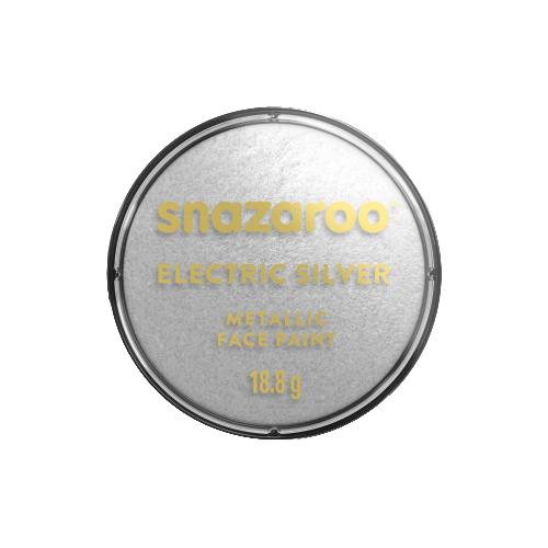 Colore per truccare il viso in cialda acquarellabile 18 ml argento elettrico | Fard singolo