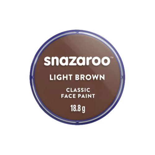 Colore per truccare il viso in cialda acquarellabile 18 ml marrone chiaro | Fard singolo