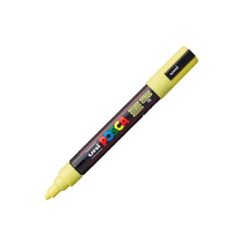 Pennarello Uni Posca PC-5M Giallo Sunshine – Colore Opaquo e Brillante per Disegno e Creatività