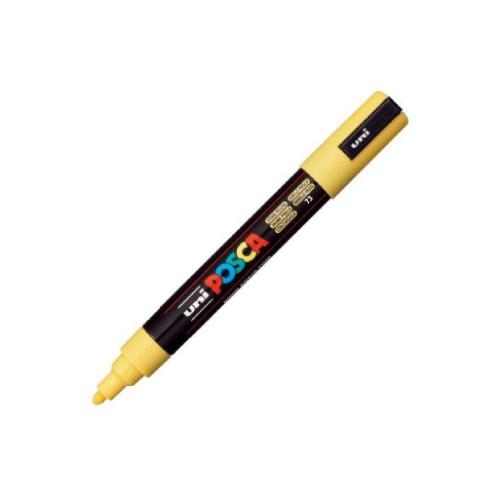 Pennarello Uni Posca PC-5M Giallo – Colore Opaquo e Vivace per Disegno e Creatività