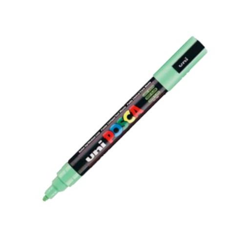 Pennarello Uni Posca PC-5M Verde Chiaro – Colore Opaquo e Vivace per Disegno e Creatività