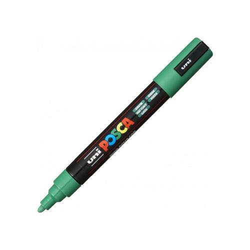 Pennarello Uni Posca PC-5M Verde – Colore Opaquo Vivace per Disegno e Creatività
