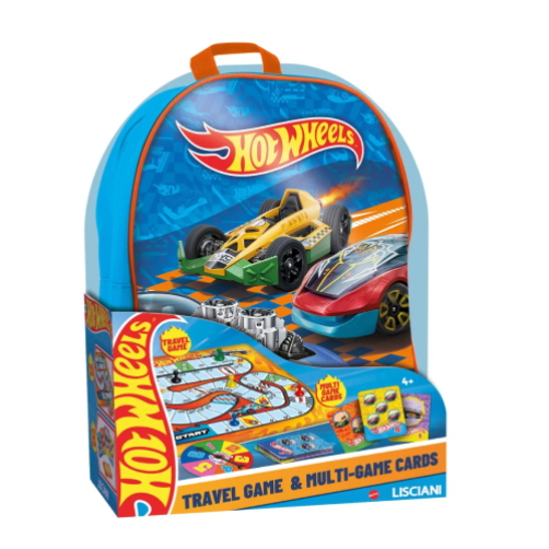 Hot Wheels 2 In 1 Travel Game & Multi-Game Cards