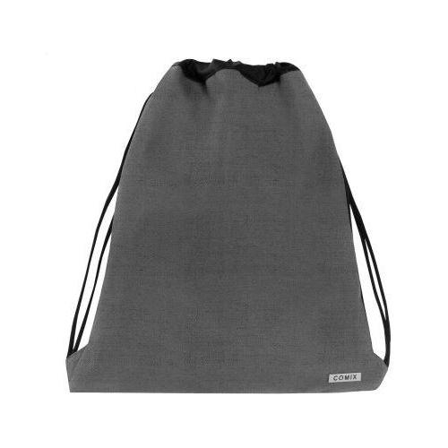 Zaino Comix Coulisse con Zip Grigio Melange