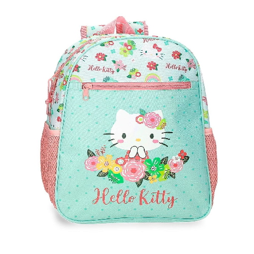 Zaino Linea Asilo 33 Cm Floral Hello Kitty