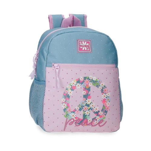 Zaino Roll Road Peace Denim 33cm