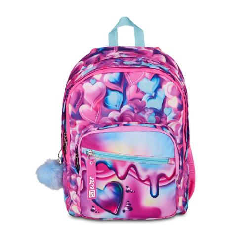 Zaino Sj Ever Doppio Scomparto Pink Beat Girl