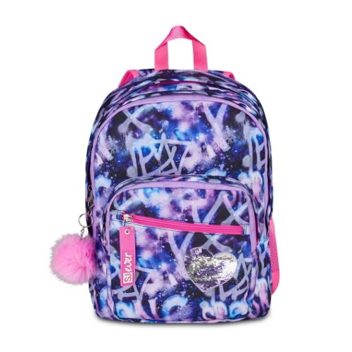 Zaino Sj Ever Doppio Scomparto Multiviolet