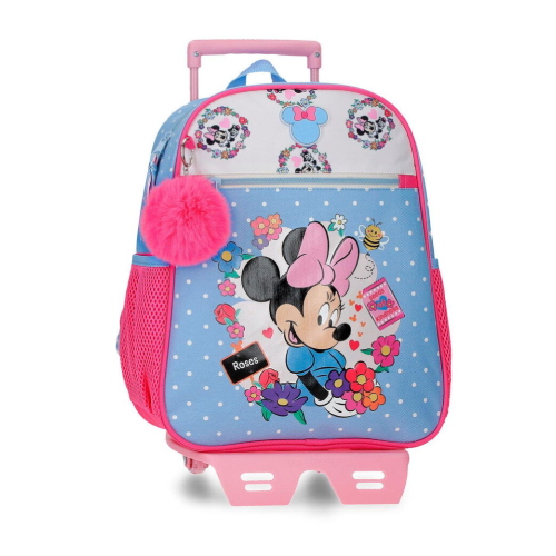 Zaino Trolley Adattabile Linea Asilo Minnie Flowers