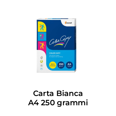 carta bianca a4 250 grammi