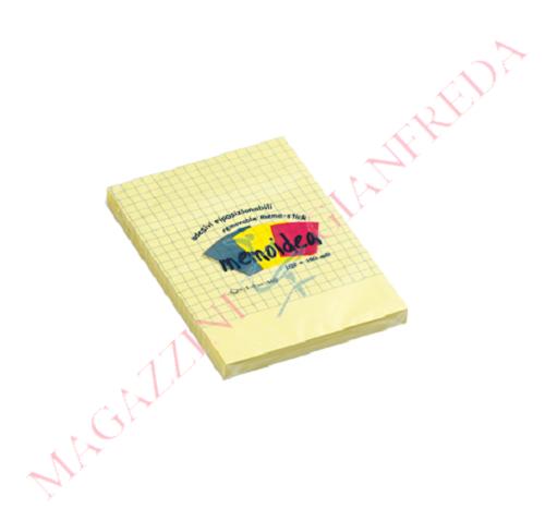 FOGLI ADESIVI A QUADRETTI MEMOIDEA NOTES 102x150 (100 FG.)