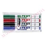 PENNARELLI PER LAVAGNE BIANCHE HI-TEXT 640 WHITE BOARD COL. ASS. (4 PZ)